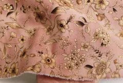 1Yard X 1.1Meter Japan Cotton Fabric Vintage Flower Craft Sewing Material Cotton