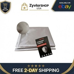 Faraday Fabric Cloth 43.3 x 98 Inch RFID EMF EMI 5G WiFi Shielding