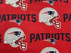 England Patriots Fabric Football NFL Red. 47” X 38”655