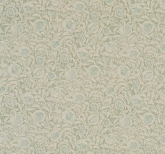SANDERSON CURTAIN FABRIC DESIGN Annandale 3 METRES WILLOW/SEASPRAY LINEN BLEND