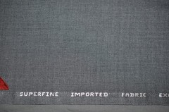 Superfine Imported Gladson Fabric 100% Wool Gray Suiting Suit 61″ Wide Reliance