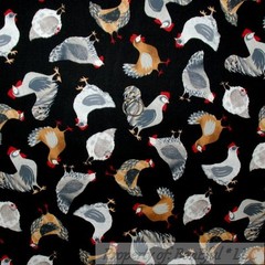 BonEful FABRIC FQ Cotton Quilt Black White B&W Gray Bandana Cowgirl Block Square