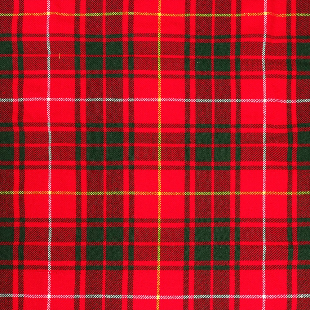 Bruce Modern Homespun Poly/Wool Tartan REMNANT 53″ x 11″