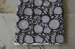 Black & White Hand Block 5 Yard 100%Cotton Fabric NO TARRIF CHARGES 100%✅ZK_391