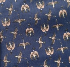 Liberty of London Tana Cotton Lawn – “Crescendo” Pink Birds on Blue
