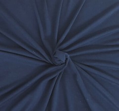 Modal Cotton Spandex Baby French Terry Fabric Knit by the Yard Port Navy 9/20
