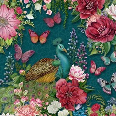 WILD GARDEN by Nicole Tamarin for White Owl Textiles – bty – item #003-919