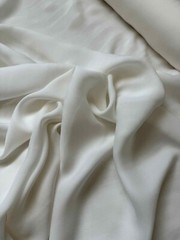 Off White – 12mm Silk Crepe Georgette Chiffon Fabric