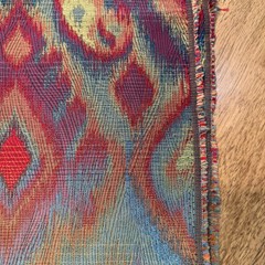 Richloom Ikat Fabric Sagamore 57×73 2yd Upholstery Boho Tribal Global Maximalism