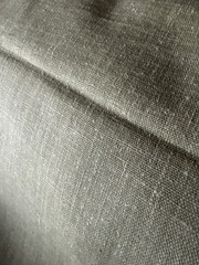 1.25 Yards Of Light Green With A Yellow Tint Cotton Linen Material (405)