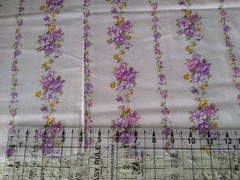 Perennials by Eleanor Burns Purple Floral Fabric BTFQ 18×21 Benartex Lavender