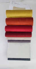 Carole Fabric Upholstery Sample Book Velvet Solids Touch Of Luxury 5×9 #6246