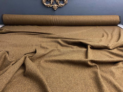 Gold Brown Designer 100% Wool Made in Italy – London Textiles 61″ Wide Half Yard