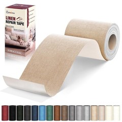 Linen Repair Tape 4×79 inch, Self Adhesive Linen Fabric Patches-16 colors