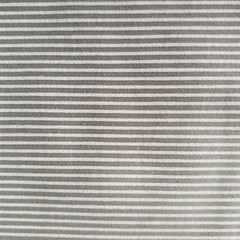 Taupe and White Narrow Stripe Cotton Shirting