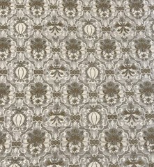 Ivory Gold Brown Silk Chiffon Fabric 40”Width Sold By The Yard