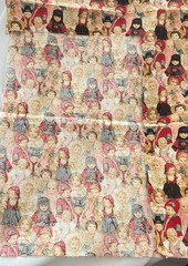 Vintage Doll Dolls Patty Reed for Fabric Traditions Cotton 36″ x 32″