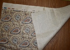 Jasper AGRA — CORAL 100% Hemp Linen Print Fabric 26.5″x13″ +40″x7″ LARGE REMNANT