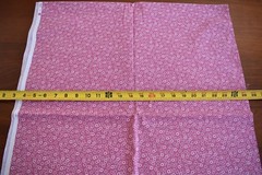 By 1/2 Yd, White Circles on Pink Quilt Cotton, Richlin, N4131