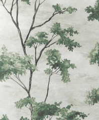 Thibaut/Anna French Curtain Fabric ‘DALTON’ 2.8 METRES GREEN Linen Blend