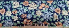 Vtg~Wamsutta~”Welcome ~ Holstein Cow, Checkerboard”~Cotton Fabric Panel~ 8″x10″
