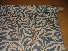 William Morris Tapestry Fabric Willow Bough Blue Curtain Upholstery 15 Metres