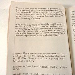 Sewing Skinner Ultrasuede Fabric By Patty Palmer And Susan Pletsch 1979