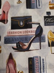 Forever Fashion by David Textiles Cotton Fabric 36 x 44” Fashion Couture