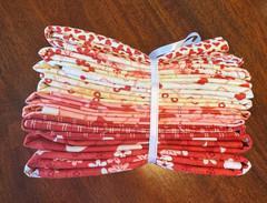 New RARE Moda Precuts Candy Kisses 1/2 yard bundle (S/9) Valentine’s Day