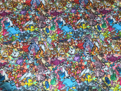 Disney Sidekicks Characters Cotton Fabric 74 inch x 58 in