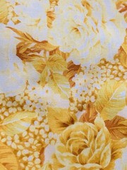 Yellow Roses Tone on Tone Conventry Hoffman International Fabrics 2.25 Y x 44″W