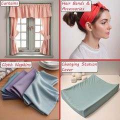| Poplin Fabric for Sewing | Poly Poplin | 100% Polyester | by the Yard | 60″ Wi