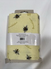Honeybee Follow the Sun Sewing Fabric Black Yellow Precut 36 x 44-in Bee Design