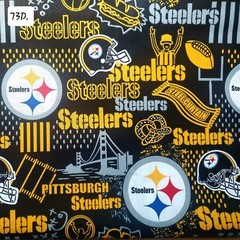 Sports Cotton Fabric by the ½ yard- Football Teams