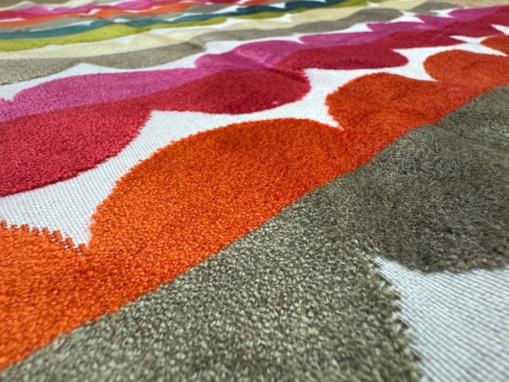 Kravet Design 32165 517 Velvet Upholstery Fabric Multicolor 25×21 + 8″ Remnant