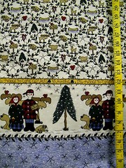 NORTHWOODS ADVENTURE IS IT SAFE BORDER PRINT 100% COTTON FABRIC 30X43 INCHES