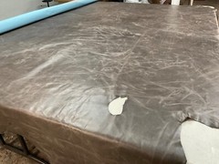Cowhide leather 50 Square feet first Quality color: Mushroom made in Italy.