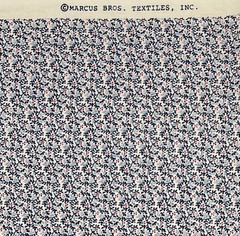 Vintage Marcus Brothers Textiles – 2 Print Bundle Blues – 1 yd + 3/4 yd