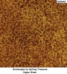Scrollscapes cotton quilt fabric Quilting Treasures Powder Blue Tonal Scroll
