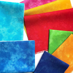 Misscrafts Quilting Fabric 100% Cotton Craft Fabric Bundle Squares Fat Quarters