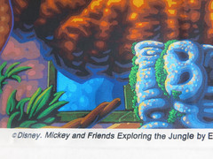 Disney’s “Mickey and Friends Exploring the Jungle” Fabric Panel, 35.5″ x 44″