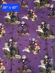Halloween Fabric Lot of 9 Diff Delightfully Frightful, Trick and Treats 6.5+ Yds