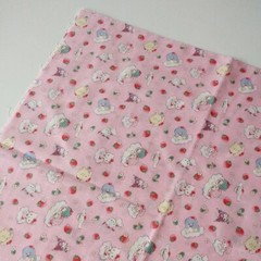 Sanrio Characters Strawberry/Cotton Fabric (Sheeting)FatQuarter Ships from CA