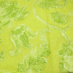 Tommy Bahama Fabric 1 yds 54″ Leilani Linen Blend Gold Tropical Green Floral