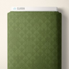 1/2 Yard – Frank Lloyd Wright | April Showers – Autumn Green Tonal Blender