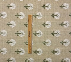 BALLARD DESIGNS MONTROSE TAUPE BEIGE SUNBRELLA FLORAL FABRIC BY THE YARD 54″W