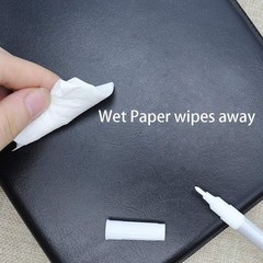 12Pcs White Color Heat Erasable Fabric 1 Count (Pack of 12), 12Pcs,
