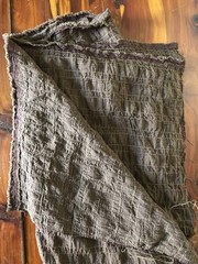 Polyester Fabric With A Gauzy Crinkled Texture 1 Yard 46” Wide One Way Stretch