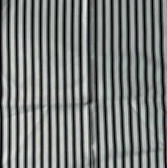 Ralph Lauren Little Bay Ticking Black Designer Fabric Remnant 24″x24″