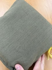 Olive Green Herringbone 5yd x62” Cotton Fabric